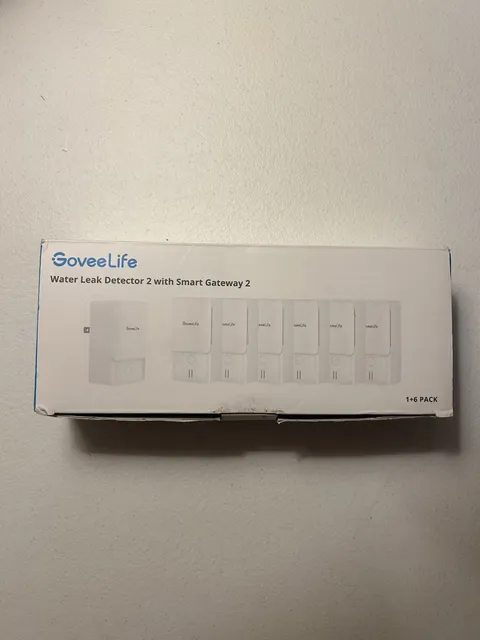 Govee Life Wifi Smart Gateway 2 w/ Water Leak Detector 2, 1+6 Pack - H5043 H5058