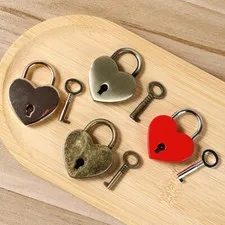 5pcs Vintage Style Small Metal Lock with Key for Wooden Box Iron BOX Mini lock