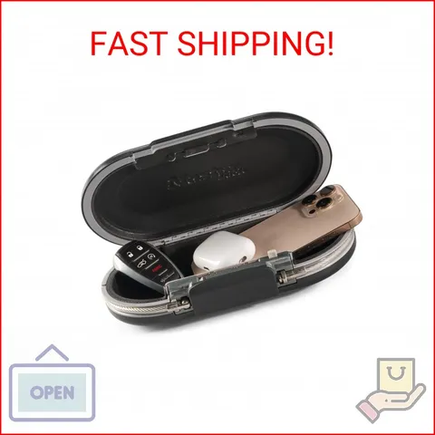 Master Lock Portable Small Lock Box, Set Your Own Combination Lock Portable Safe