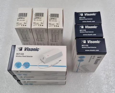 [LOT 9 PCS] NEW- Visonic MCT-550 (868) Wireless Flood Detector