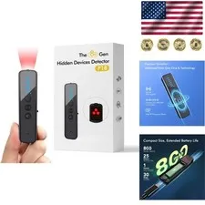 Upgraded AI-Powered Hidden Camera Detector - Portable Privacy Shield for Travel