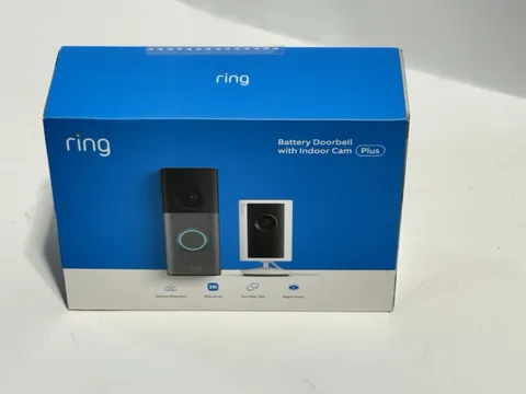 Ring Battery Doorbell 2nd Gen (newest model) Retinal 2K + Indoor Cam Plus