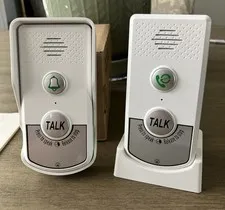 2-Way Intercom Home Wireless Voice Intercom Doorbell H8 White