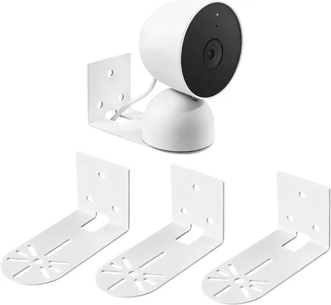 3 Pack Adhesive Metal Nest Camera Mount Fits for Google Indoor Nest Security Cam