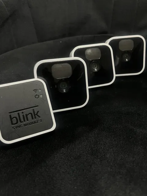 Blink Outdoor Camera System 3-Pack w/ Sync Module 2, Wi-Fi Alexa 1080p