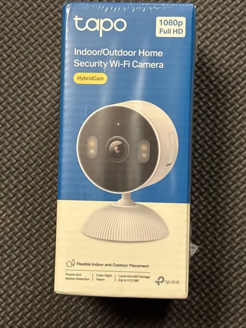 T- Link Tapo Indoor/Outdoor Home Security Wi-Fi Camera. HybridCam, C103