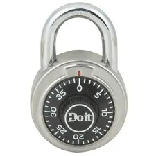 Do it 2 In. Stainless Steel Black Combination Lock Padlock 1850DDIB SIM Supply,