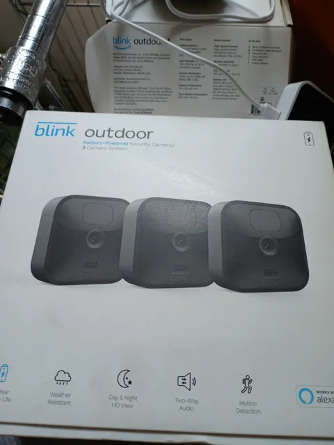 Blink Outdoor (3rd Generation) Security Camera - 3 Camera Kit With A 4th Add On 