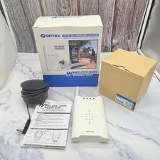 Optex RCTD20U 2000ft Wireless Driveway Alert System Kit White Open Box