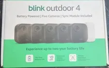 BRAND NEW BLINK Outdoor 4 (4th Gen) 5-Camera Security System w/ Sync Module Core
