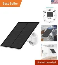 Waterproof Solar Panel 5W for Rechargeable Battery Cameras - USB Compatible