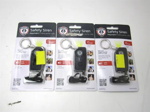 Champ (RCEP1000PA) Personal Security Keychain with Loud Alarm - Lot of 3