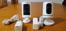 Ring Stick Up Camera & Vivint Ping Security Camera V-CAM1 w/ Power Adapters