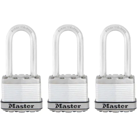 Master Lock Padlock Magnum Laminated 1-3/4" x  5/16" Diameter x 2", Steel,