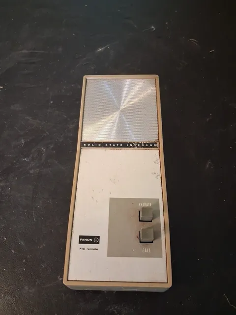 Fanon FIC Remote Solid State Intercom - Untested 