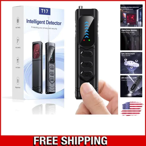 Portable Anti-Spy Detector with 5-Level Sensitivity for Travel & Home Security