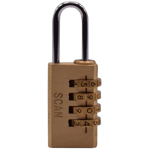 Brass Scan NL1124 20mm Combination Lock