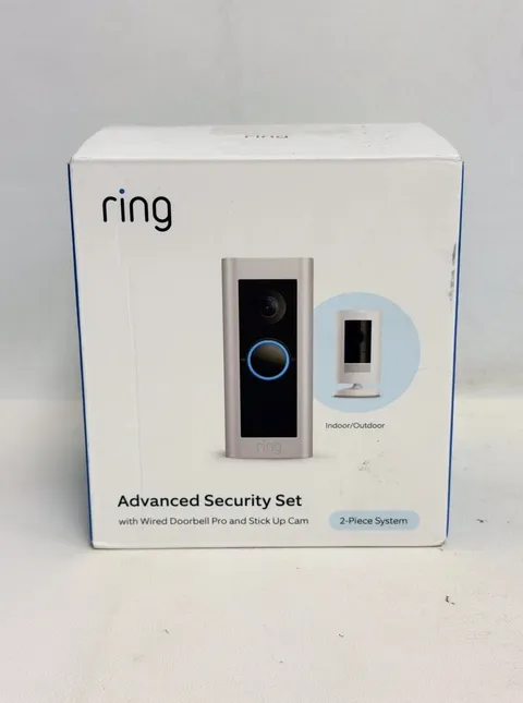 Ring Doorbell Pro w/ Stick Up Cam Night Vision and 2 Way Audio