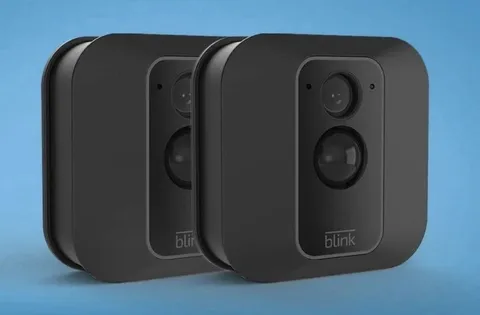 2 Blink XT2 Wi-Fi 1080p Indoor/Outdoor Security Cameras  - Small Rip In Seal