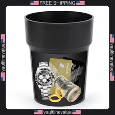 Bargifts black flower pot diversion safe hidden storage box for valuables