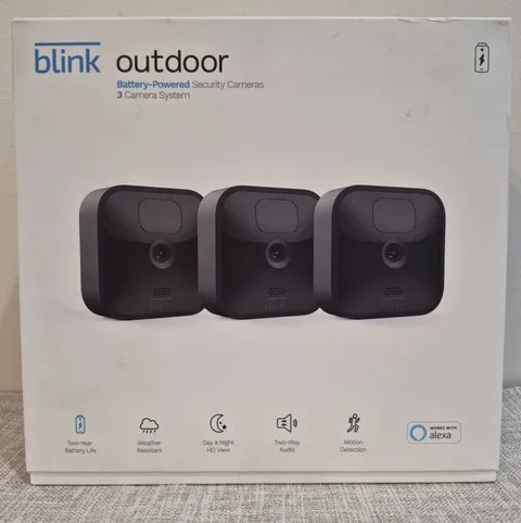 Blink Outdoor (3rd Gen. ) HD Security Camera System - 3 Camera Kit