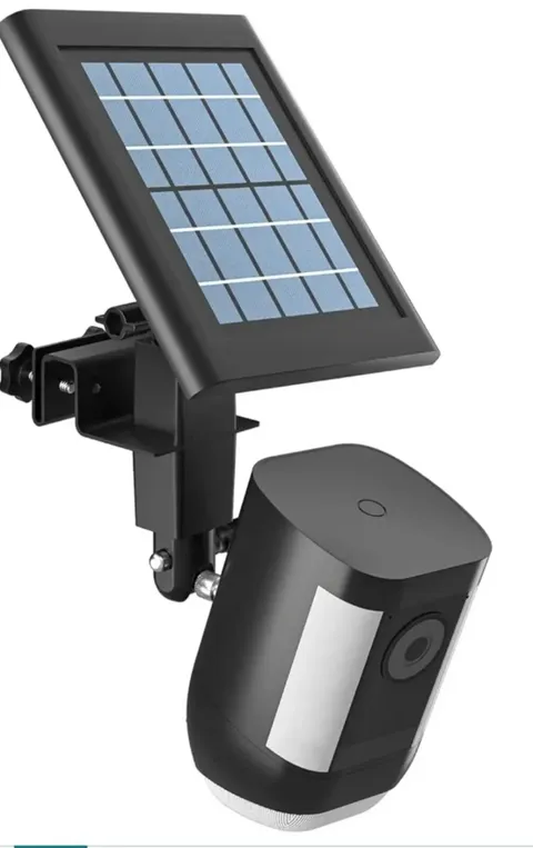RING Spotlight Camera Plus +5V Ring Solar Panel +Extra Battery +GUTTER MOUNT NEW