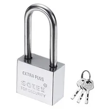 68 x 30 mm Heavy Duty Lock Alloy Steel High Security Padlocks with 3 Keys