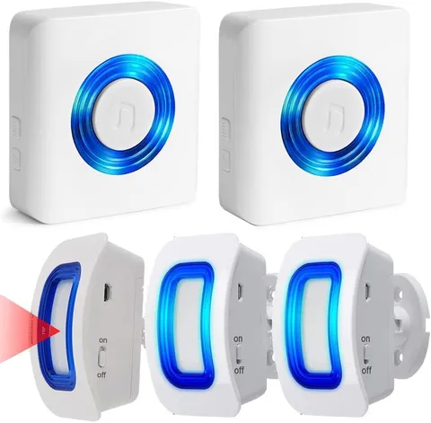 Wireless Caregiver Alert System for Elderly - Motion Sensor & Bed Alarm