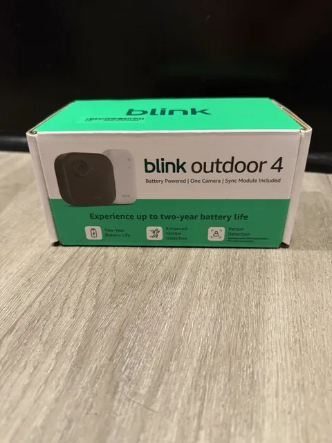 Blink Outdoor 4 Wireless Camera Security System with Sync Module New in Box