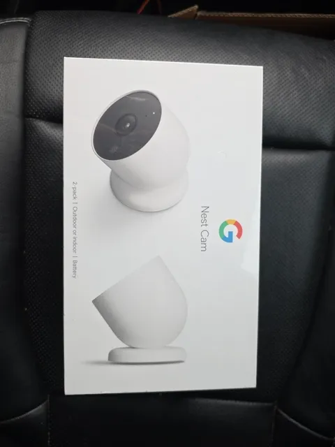 Google Nest Cam 2 pack, Outdoor and Indoor, Battery, G3AL9,Brand New in Box