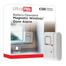 UltraPro Personal Security Window and Door Alarm, 1 Pack, DIY 1 White