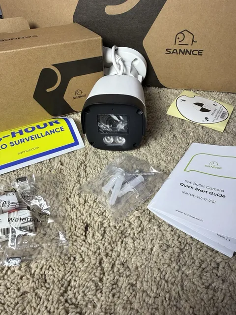 4K POE Camera Sannce Network Security Camera 8MP