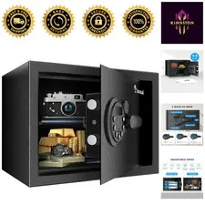 Secure 0.6 Cu.ft Electronic Safe Box with Keypad for Valuables & Jewelry