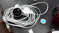 **No Mount* Nest Cam Outdoor HD Security Camera 1st Gen A0033 with Power Adapter
