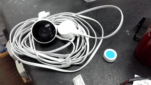 **No Mount* Nest Cam Outdoor HD Security Camera 1st Gen A0033 with Power Adapter