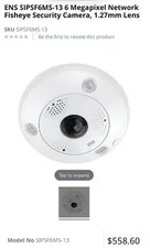 ENS network fisheye camera
