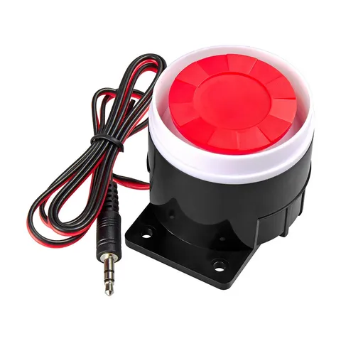 Mini Wired Siren Horn for Wireless Home Alarm Security System 120dB Loudly Siren