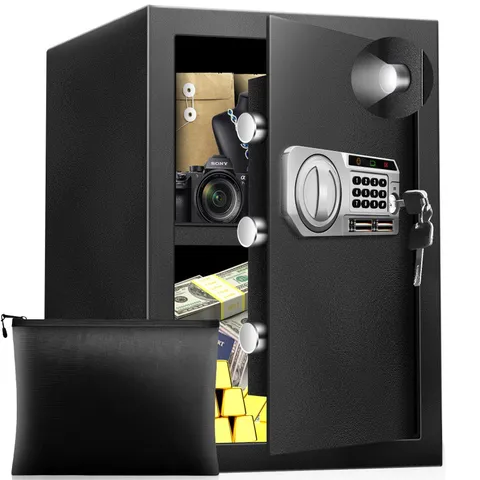 RETLLAS 2.5Cu Ft Safe Box for Home Documents Steel Electronic Digital Safety Box
