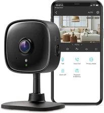 Tapo 2K Indoor Security Camera, Baby Monitor, Dog Camera, C111, Black