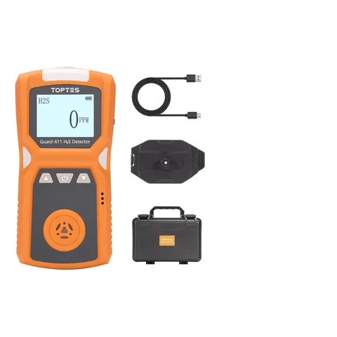Toptes Guard-611 Portable H2S Detector Features A Convenient H2S Monitor Clip