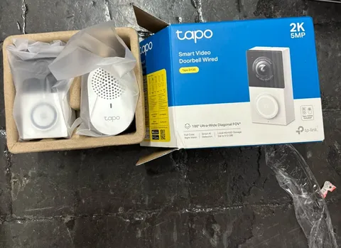Tapo D130 2K Wired Video Doorbell 2 Way Audio Night Vision