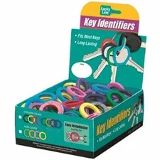 Coloured Key Identifiers Box of 200 Mixed 16700 -FREE POST