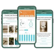 F2X Smart Home Water Monitor and Leak Detector (Newest Model) – Real-Time Wat...