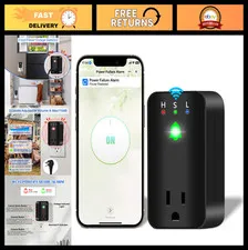 WiFi Power Failure Alarm with 110dB Alert & LED Indicator for Home, Freezer, Sum