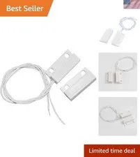 3 Sets MC 38 Mount Wired Door Window Sensor Magnetic Reed Switch Recessed Ala...