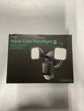 Wyze Cam Floodlight v2 2K HD Color Night Vision Motion Activated Hardwired New