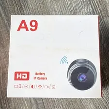 A9 1080p Wireless Wi-Fi Battery IP/Network Surveillance Camera White