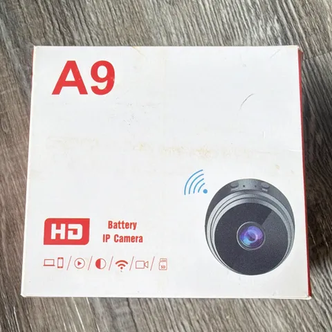 A9 1080p Wireless Wi-Fi Battery IP/Network Surveillance Camera White