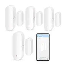 WiFi Door Window Sensor Smart Contact Sensor with App Alerts, Door Open Detec...