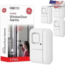 Home Security Alarm System Magnetic Sensor 120dB Battery Operated Easy Install
